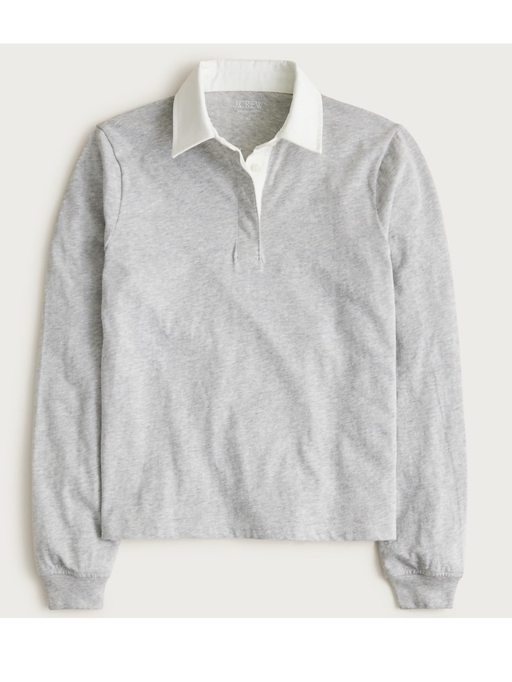 J crew gray Vintage jersey rugby T-shirt